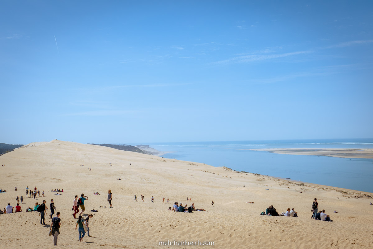 Ausblick Dune Pilat Arcachon Frankreich