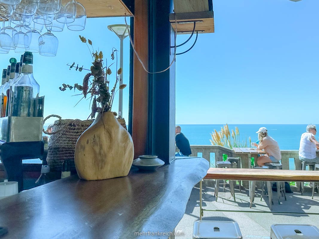 Ausblick von der Bar Extola Bibi Biarritz Frankreich