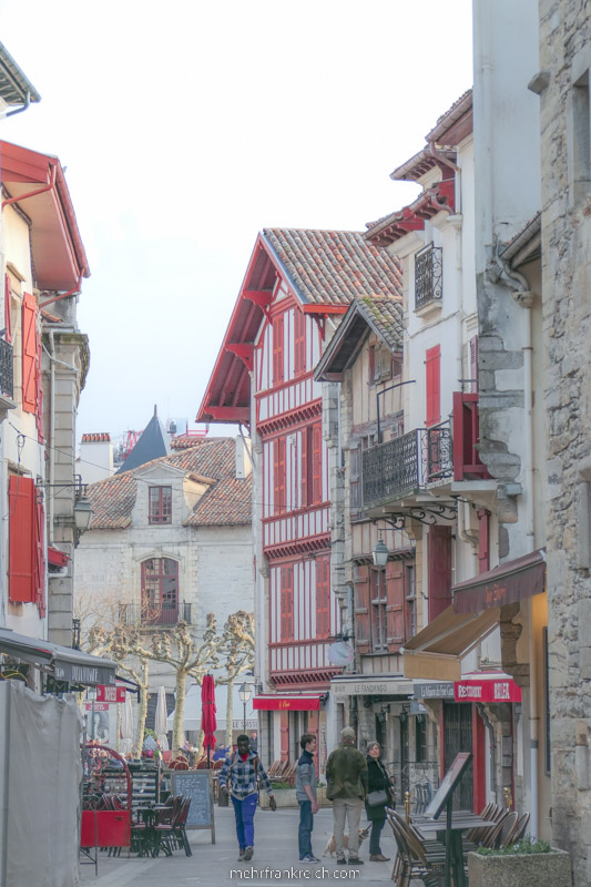 Die Altstadt von Saint-Jean-de-Luz, französisches Baskenland