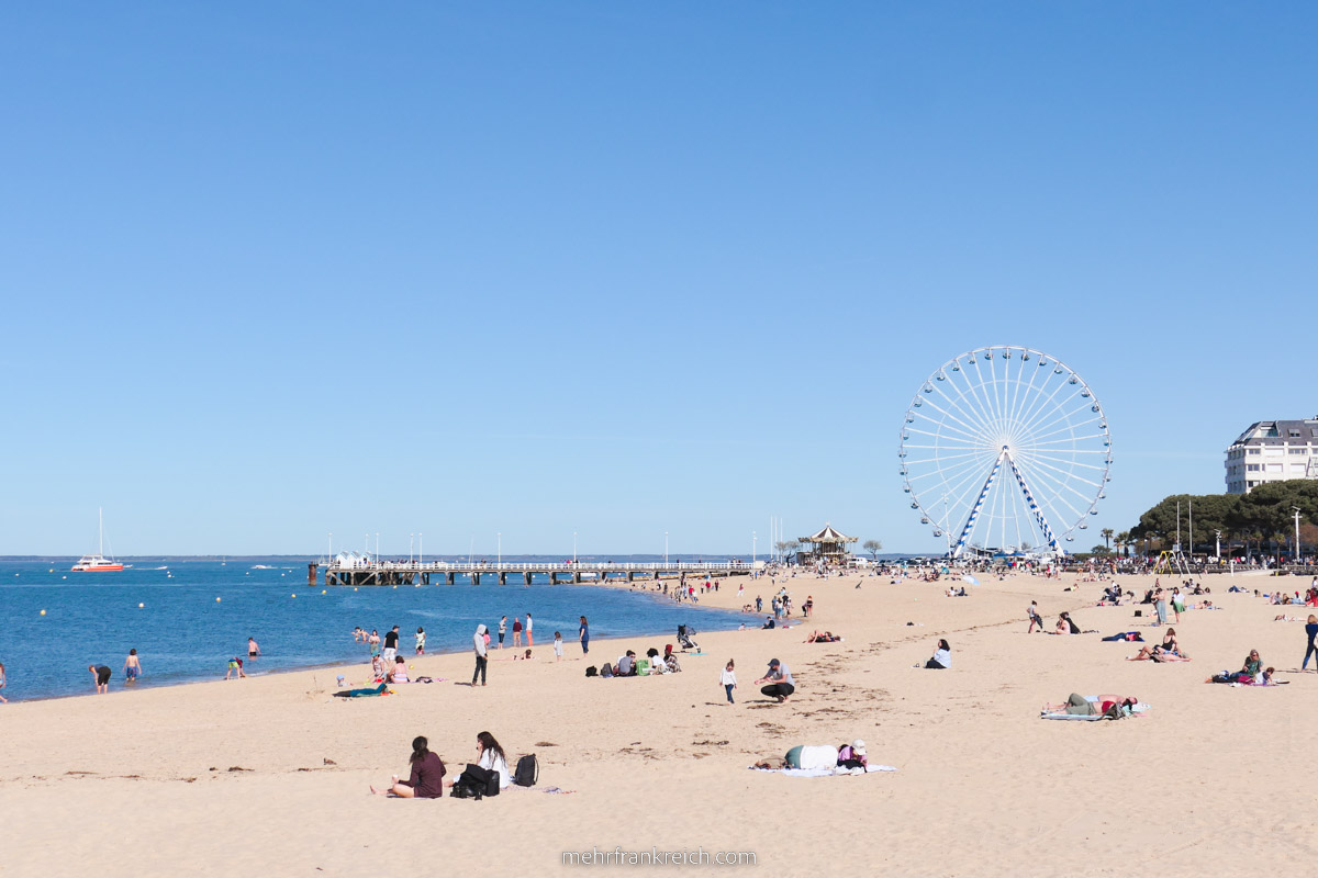 Strand Bassin Arcachon Frankreich