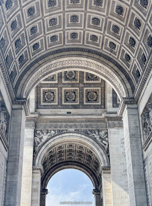 Arc de Triomph Sehenswürdigkeiten Paris