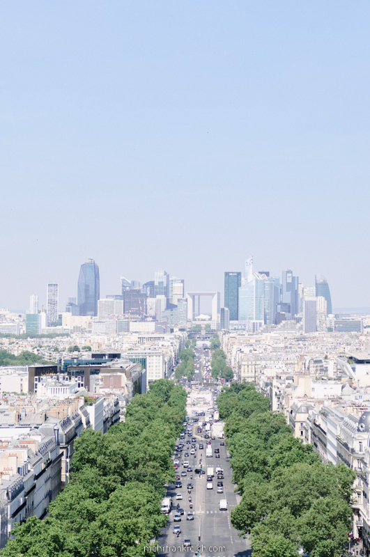 Ausblick Triumphbogen Paris Sehenswürdigkeiten