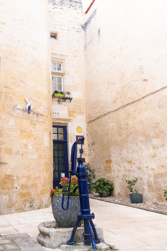 Hauseingang Saint Emilion Bordeaux Frankreich