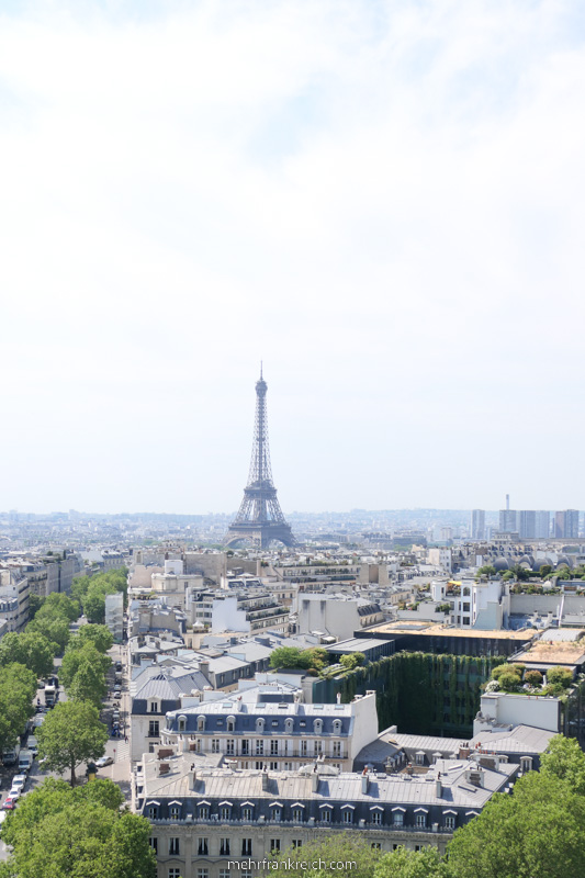 Paris Ausblick Triumphbogen