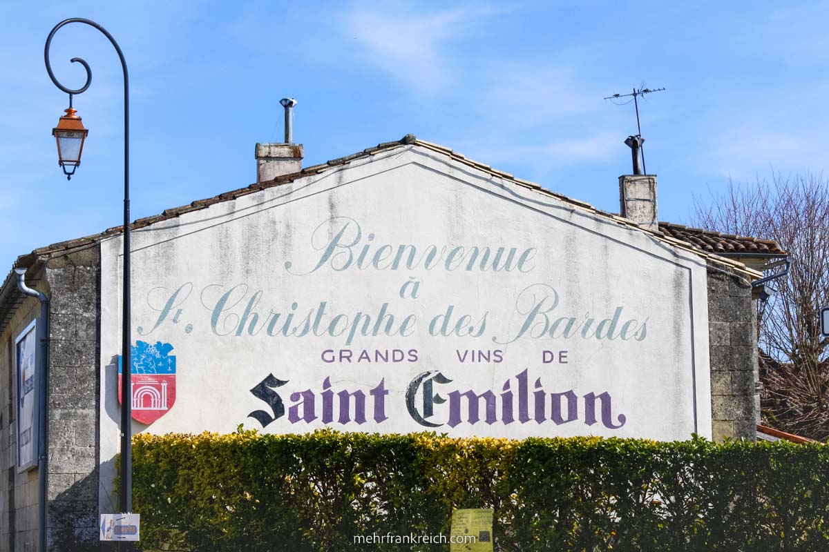 Saint Emilion Dorf Bordeaux Frankreich