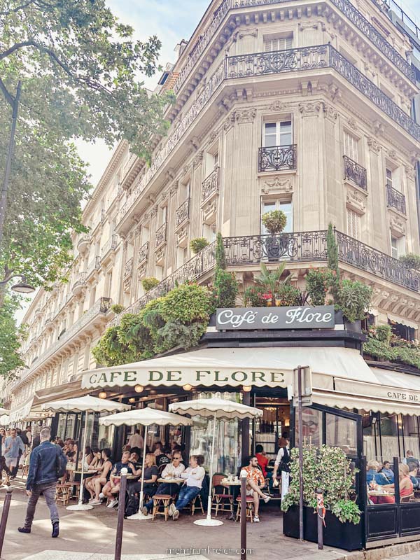 Cafe De Flore Paris Saint Germain_