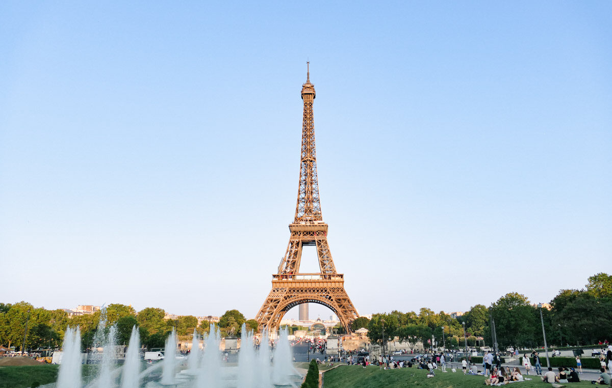 Eiffelturm Trocadero Sehenswürdigkeit Paris
