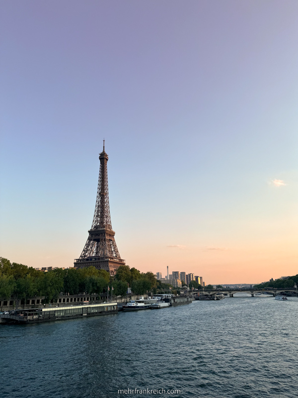 Paris Eiffelturm Sonnenuntergang