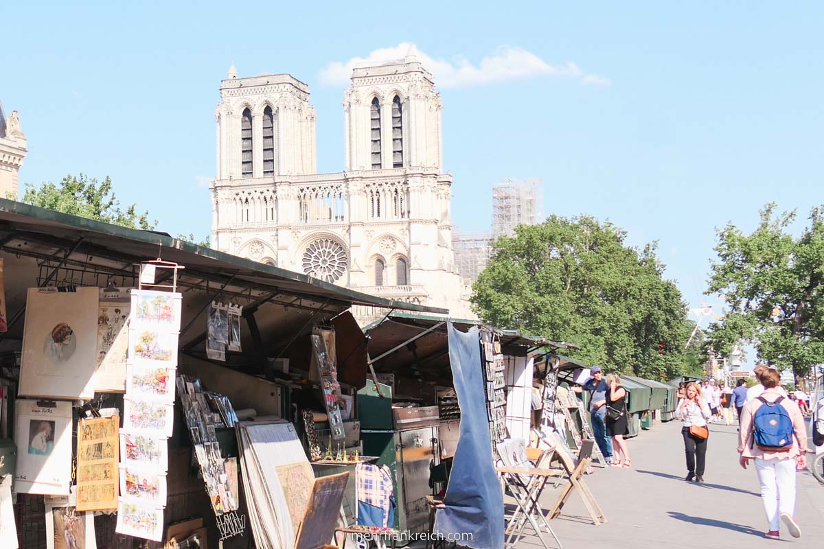 Paris Sehenswürdigkeiten Notre Dame Bouquinisten