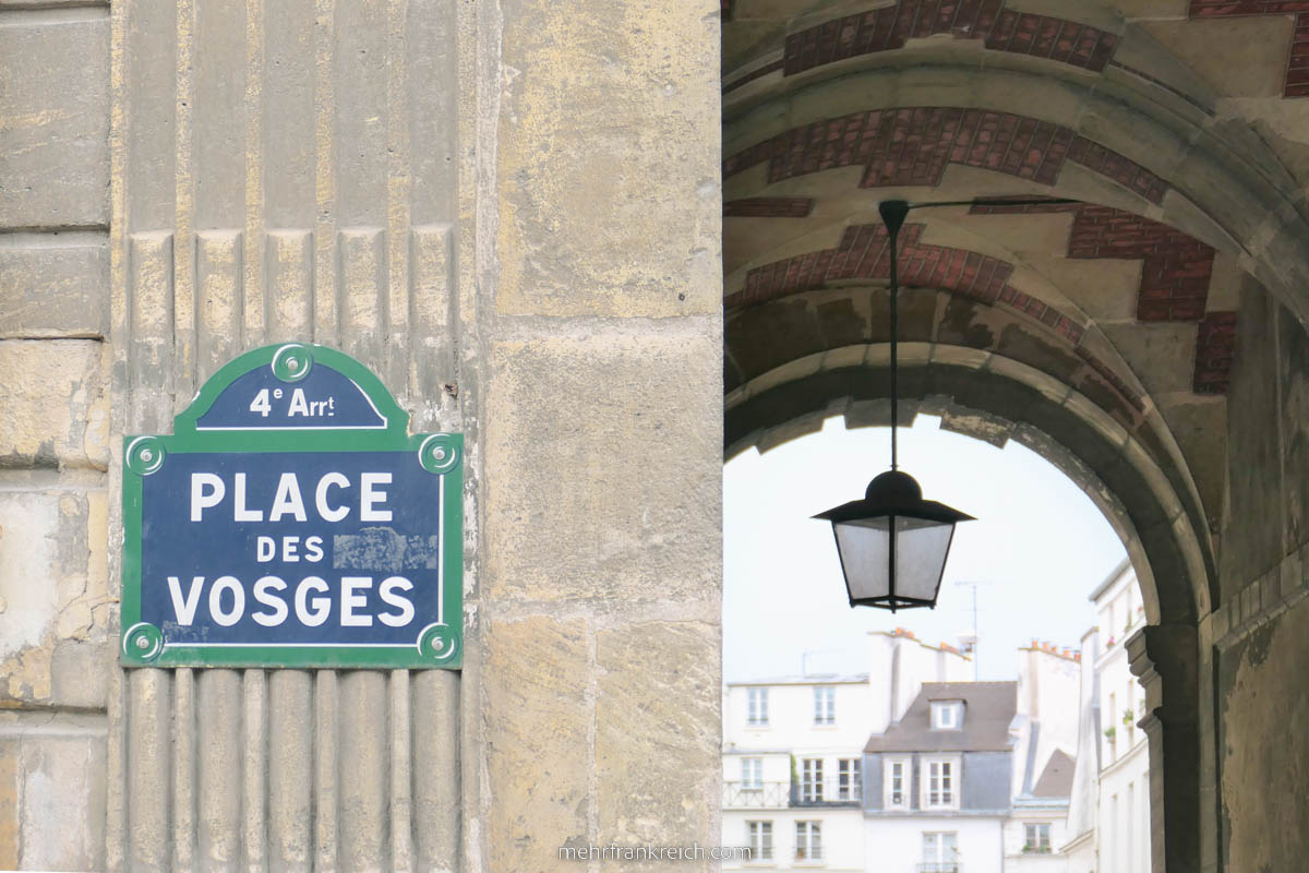 Places Vosges Paris Sehenswürdigkeiten