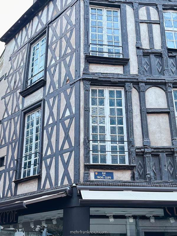 Fachwerkhäuser Blois Frankreich