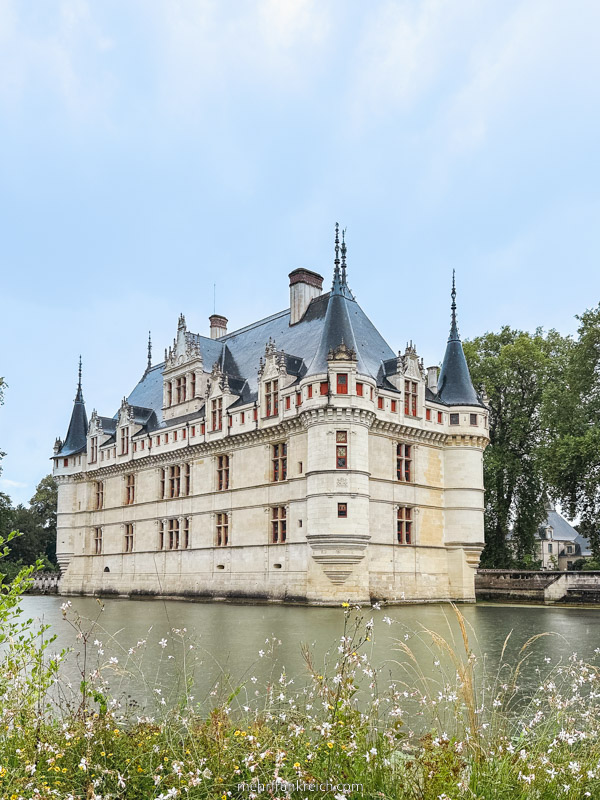 Wasserschloss Azay Le Rideau Loire