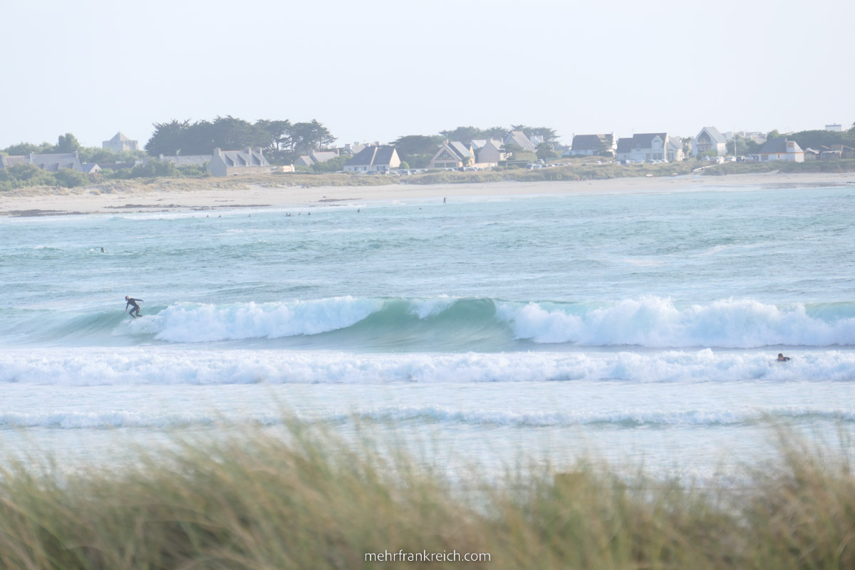 Surfspot Bretagne Pors Carn rechte Welle