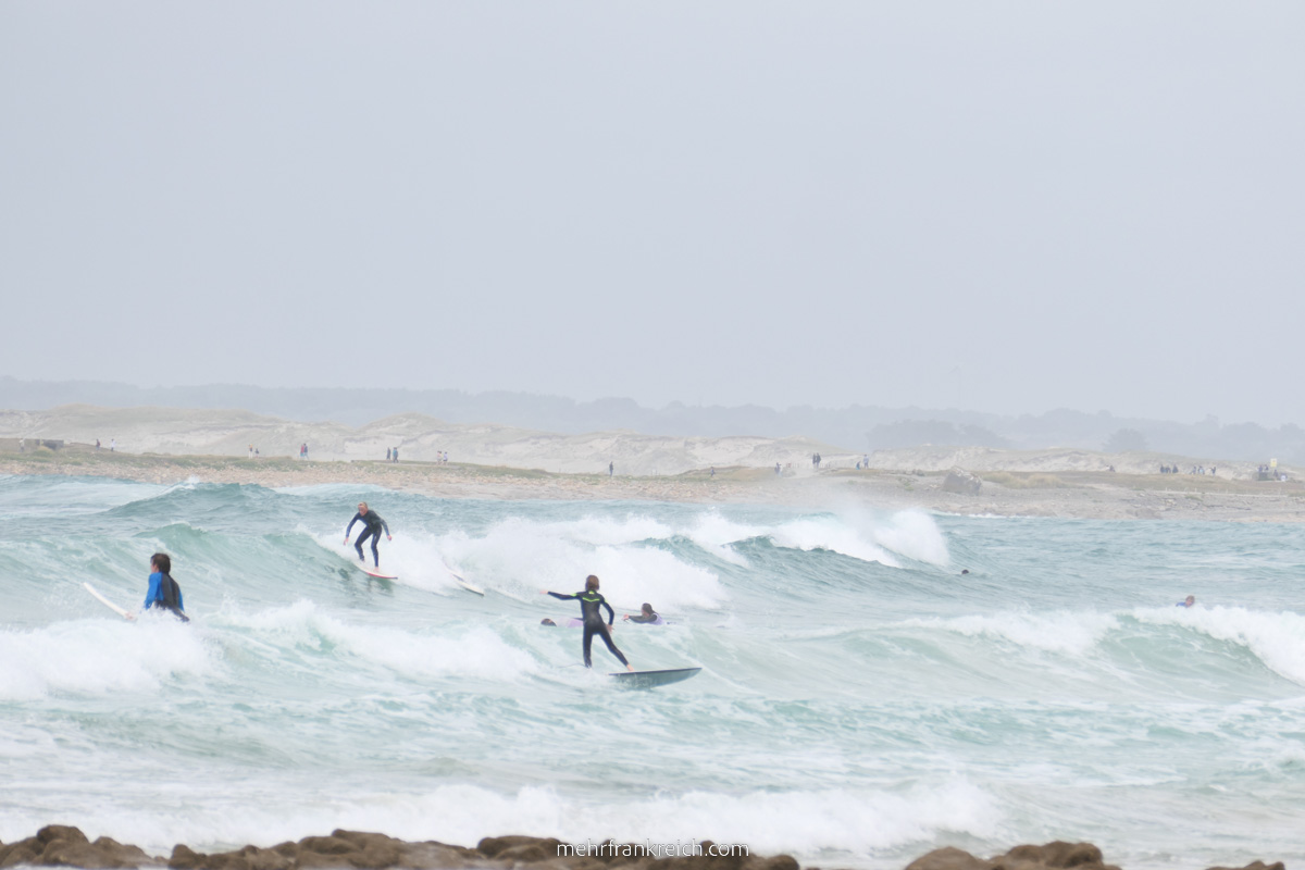 Surfspot Bretagne Pors Carn Surfen