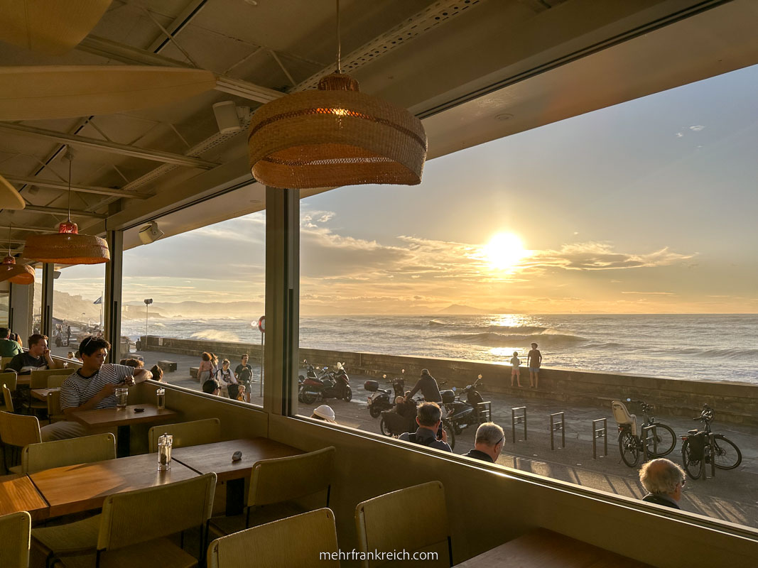 Le Surfing Restaurant mit Aussicht Biarritz