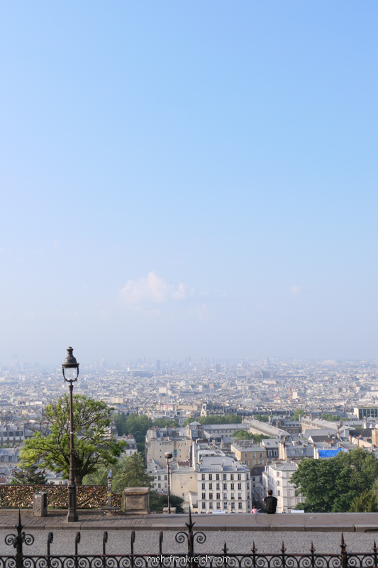 Aussicht von Sacre Coeur Montmartre Paris