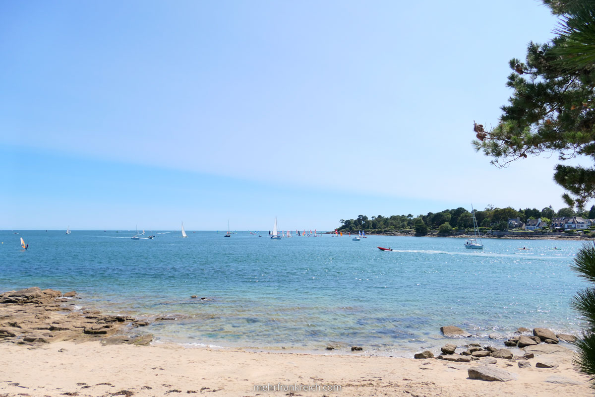 Bretagne Frankreich Benodet Strand