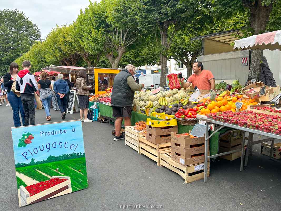 Erdbeeren Plougastel bretonische Bretagne