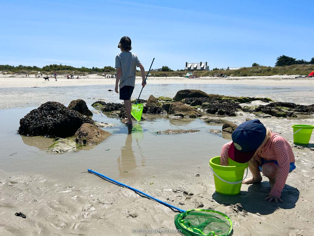 Keschern Urlaub mit Kindern Bretagne