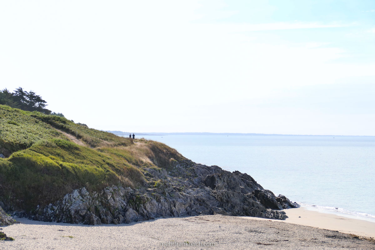 Küstenwanderweg Halbinsel Nevez Bretagne Frankreich