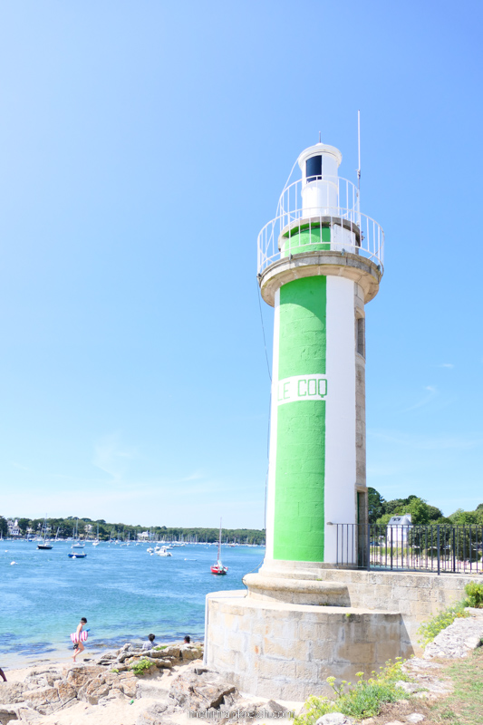 Leuchtturm Benodet Bretagne Frankreich